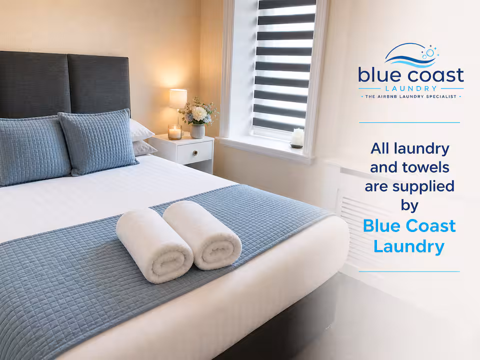 Laundry services for  short term rentals including Airbnb, Booking, VRBO and more.